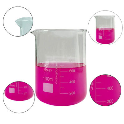 qualità  OEM Glass Measuring Laboratory Beaker 1000ml Customizable fabbrica