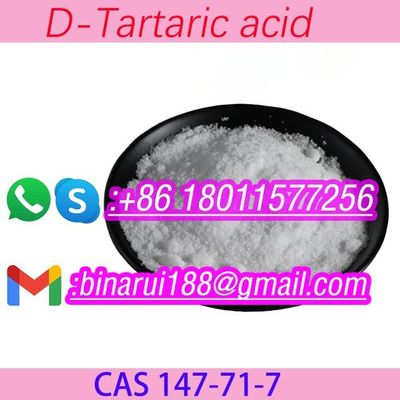 qualità  D-Tartaric Acid CAS 147-71-7 (2S,3S)-Tartaric Acid Fine Chemical Intermediates Food Grade fabbrica