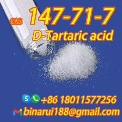 qualità  CAS 147-71-1 China manufacturer supply D-Tartaric Acid C4H6O6 Tartarieacid fabbrica