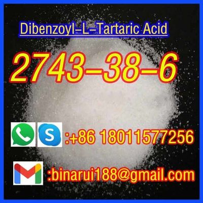 Fornitura rapida Acido di dibenzoile-L-tartarico C18H14O8 Dibenzoile-L-tartarico CAS 2743-38-6