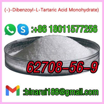 CAS 62708-56-9 L(-) -Dibenzoil-L-acido tartatico monohidrato C18H16O9 L-DBTA