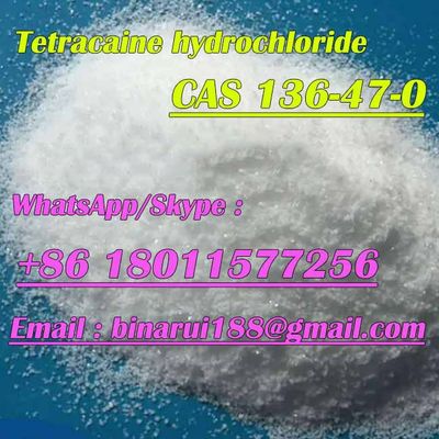 Cloridrato di tetracaina CAS 136-47-0 Tetracaina HCl fornitore cinese