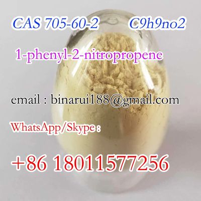 1-Fenil-2-nitropropopene C9H9NO2 (2-Nitroproprop-1-en-1-yl) benzeno CAS 705-60-2