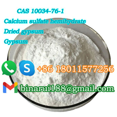 CAS 10034-76-1 Solfato di calcio emidrato Prodotti chimici Materia prima Colore bianco