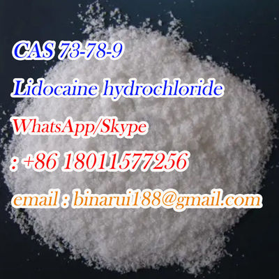 CAS 73-78-9 Fornitura rapida Cloridrato di Xilina / Xyloneural