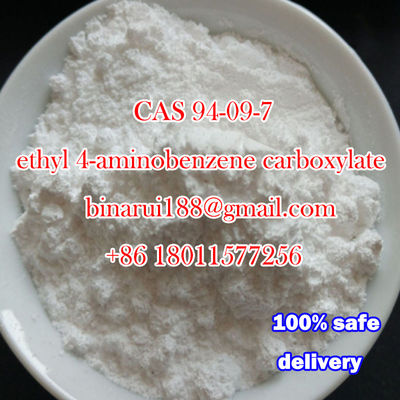 Benzocaina / Americaina di cristallo bianco CAS 94-09-7 99% Purezza Intermediati farmaceutici