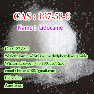 CAS 137-58-6 Maricaina / Gravocaina Materie prime farmaceutiche